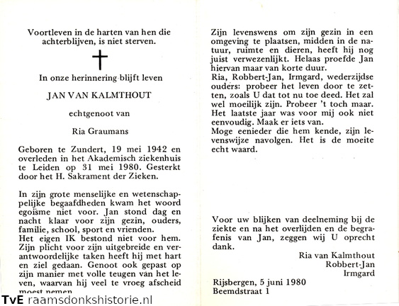 Jan van Kalmthout- Ria Graumans